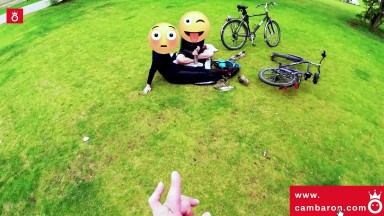 Deutscher Pornostar Zara Mendez genießt ein Fick-Date am Bahnhof! CamBaron