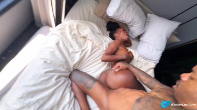 POV Großer Arsch Dicke Titten Ebony Hübsches Black Mädchen nehmen BBC Ebony Backshots Schwarze Muschi Missionar