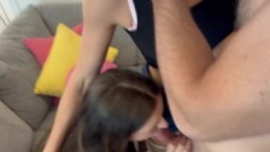 Nadia Foxx & Serenity Cox share 2 guys at games night and eat creampie / Hotwife