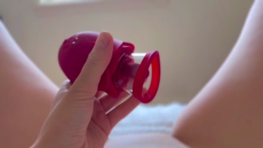 Das Rose ?lässt mich so hart abspritzen - THEBADPEACH