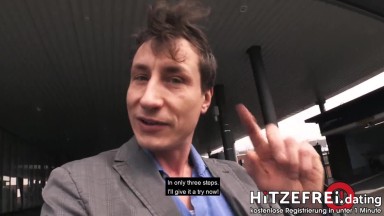 Naughty Outdoor Sex on Abandoned Place with Hot Brunette Babe